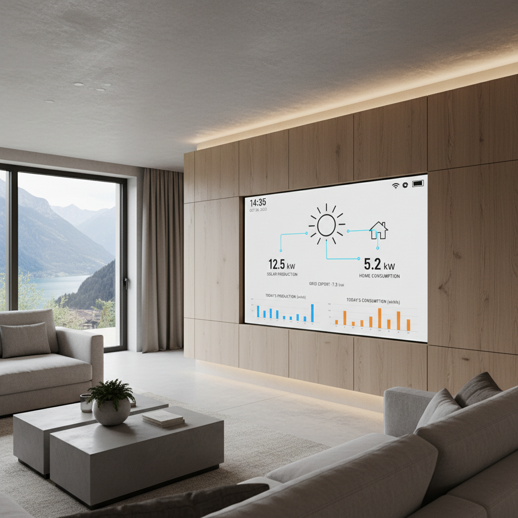 Photovoltaik-Module bei Sonnenschein